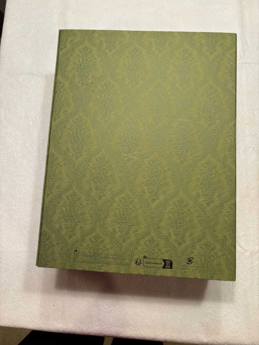Gucci Olive Green Embossed Designer Box - Picture 2 of 11
